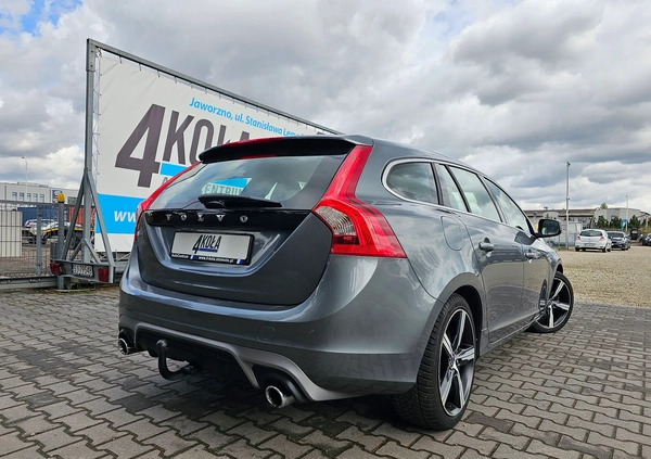 Volvo V60 cena 72900 przebieg: 179000, rok produkcji 2018 z Biskupiec małe 352